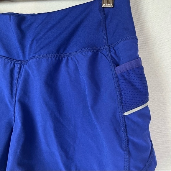 Athleta Ready Set Go 2 in 1 Purple Blue Athletic Shorts XS - Picture 4 of 5
